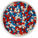 Red White Blue Star Jimmies Sprinkles - NY Cake | Cake Decorating & Baking Supplies