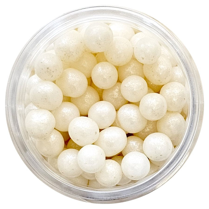 Pearlized Ivory Sugar Pearls 4mm & 6mm