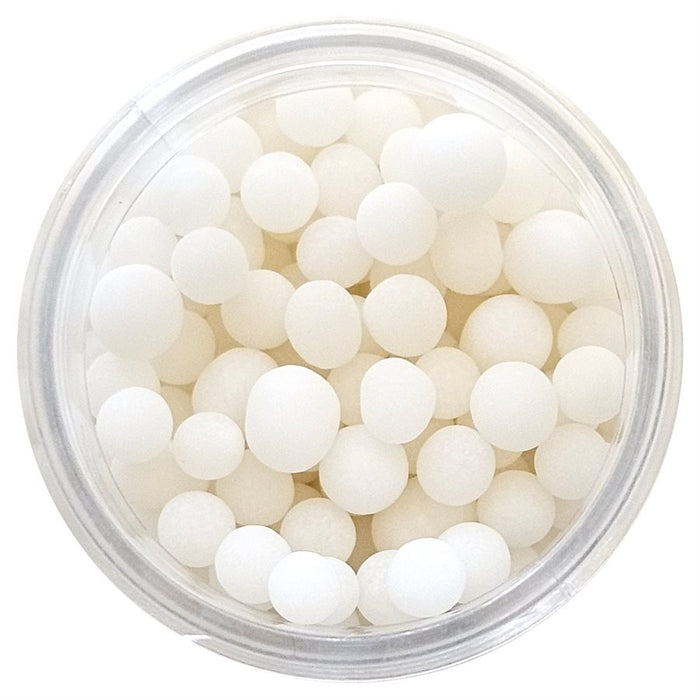 White Sugar Pearls 4mm & 6mm