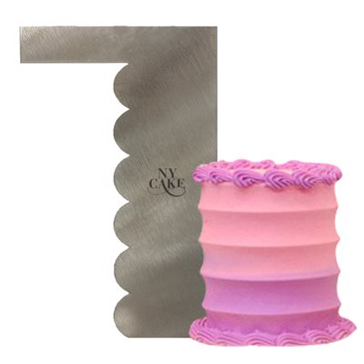 Stainless Steel Icing Scraper - NY Cake | Cake Decorating & Baking Supplies