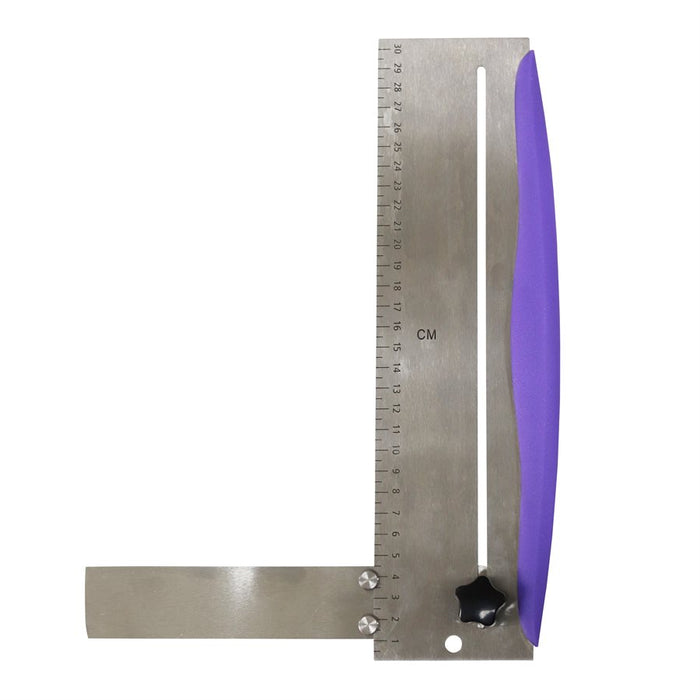 adjustable stainless steel cake scraper 12 inch for tall cakes by NY Cake