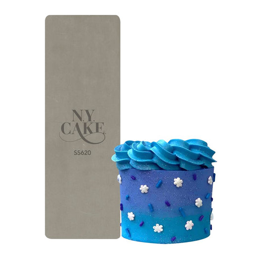 mini stainless steel cake scraper smooth edge icing tool