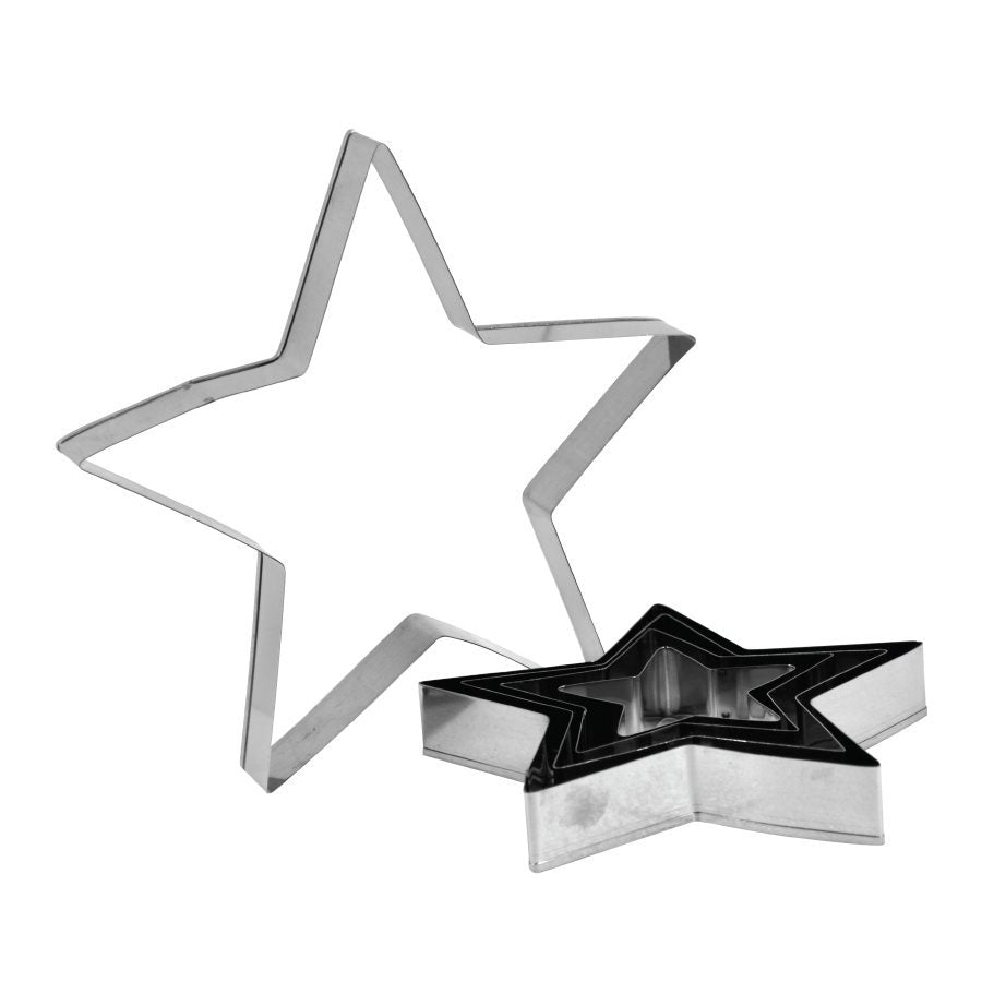 Star Cutter Set Stainless Steel — NYCake.com