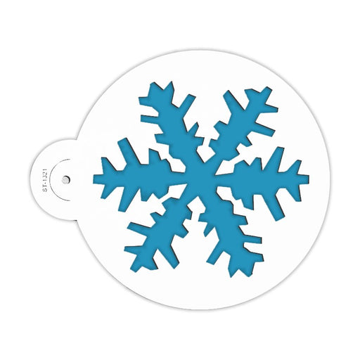 Sharp Snowflake Stencil for Cakes, Cookies, Cupcakes, & Macarons - NY Cake | Cake Decorating & Baking Supplies