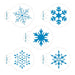 Pure Snowflakes Mini Stencil Set for Cakes, Cookies, Cupcakes, & Macarons - NY Cake | Cake Decorating & Baking Supplies