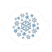 Fluffy Snowflakes Stencil for Cakes, Cookies, Cupcakes, & Macarons - NY Cake | Cake Decorating & Baking Supplies