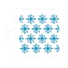 Flawless Snowflakes Mini Stencil for Cakes, Cookies, Cupcakes, & Macarons - NY Cake | Cake Decorating & Baking Supplies