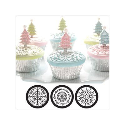 Scroll Cupcake / Cookie Stencils - NY Cake | Cake Decorating & Baking Supplies