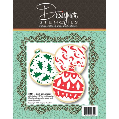 Ball Ornament Stencil & Cookie Cutter - NY Cake | Cake Decorating & Baking Supplies