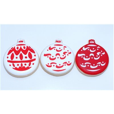 Ball Ornament Stencil & Cookie Cutter - NY Cake | Cake Decorating & Baking Supplies