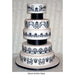 Fleur de Lis Side Cake Stencil - NY Cake | Cake Decorating & Baking Supplies