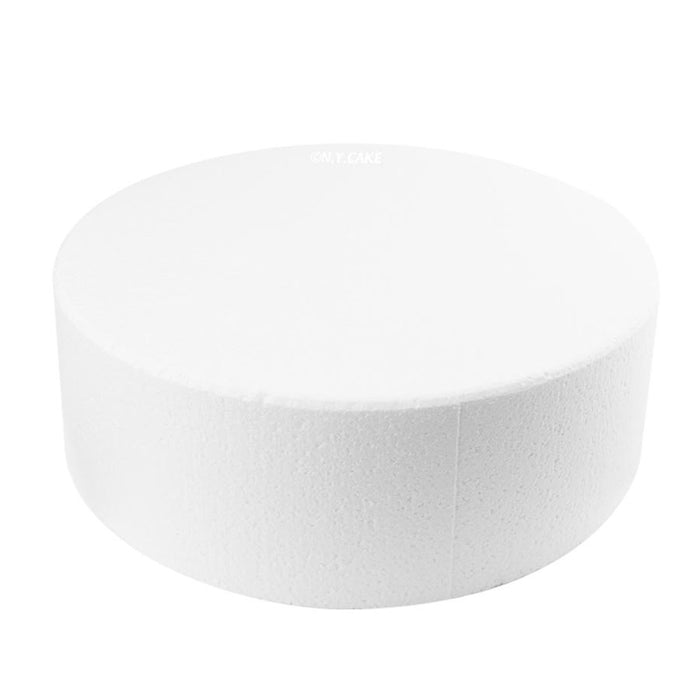 Contoured Edge Round Styrofoam Cake Dummy - NY Cake | Cake Decorating & Baking Supplies