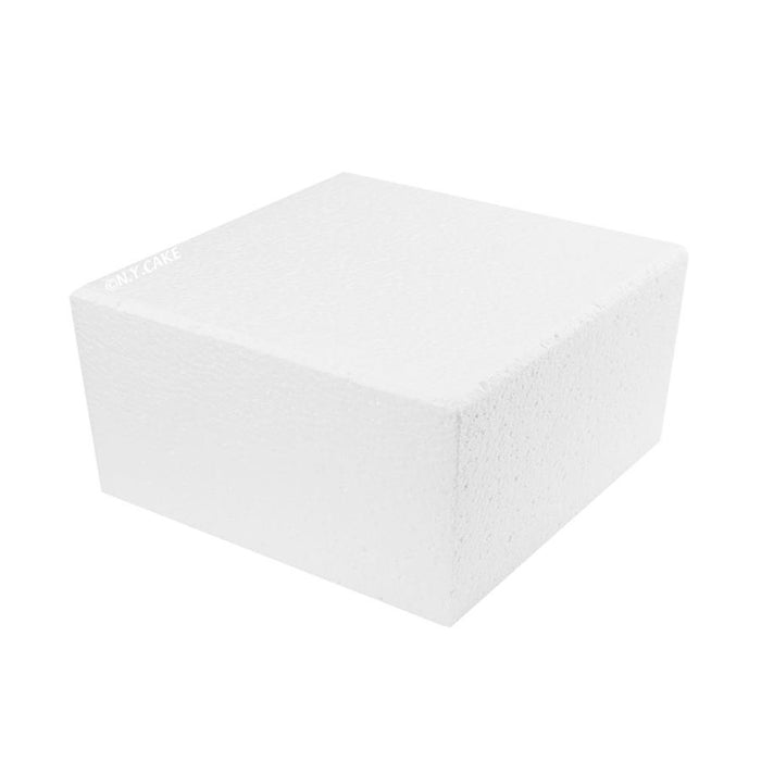 Square Styrofoam Cake Dummy - NY Cake | Cake Decorating & Baking Supplies