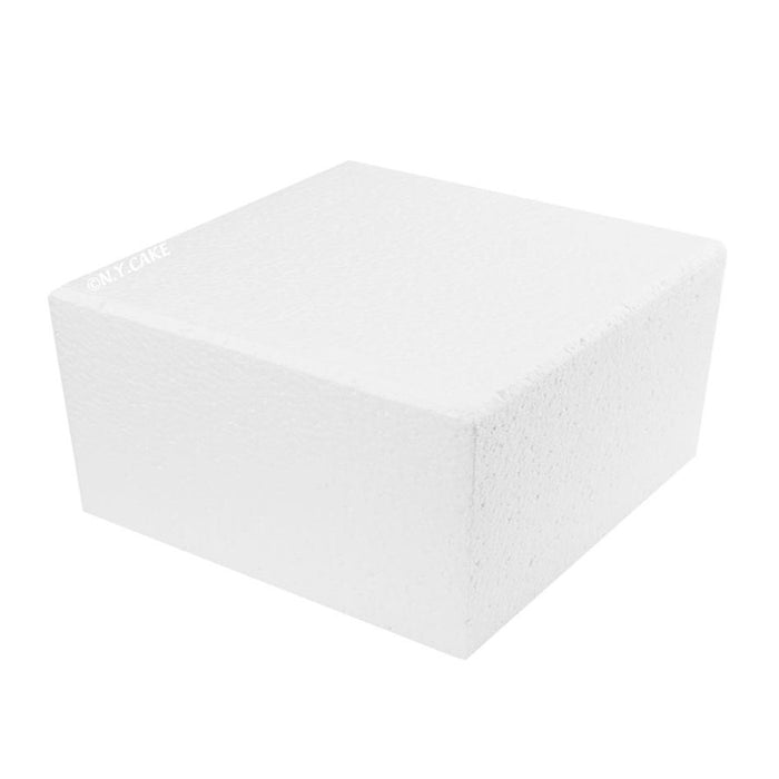 Square Styrofoam Cake Dummy - NY Cake | Cake Decorating & Baking Supplies