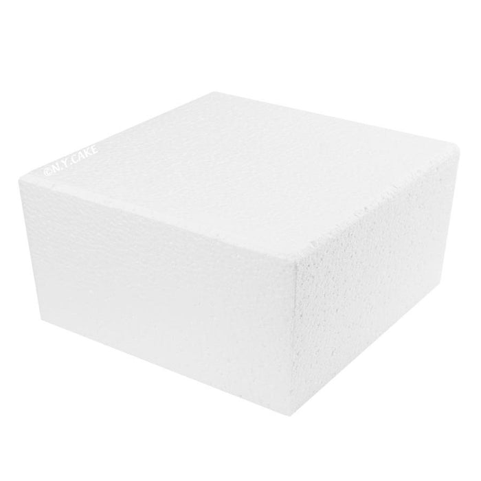 Square Styrofoam Cake Dummy - NY Cake | Cake Decorating & Baking Supplies