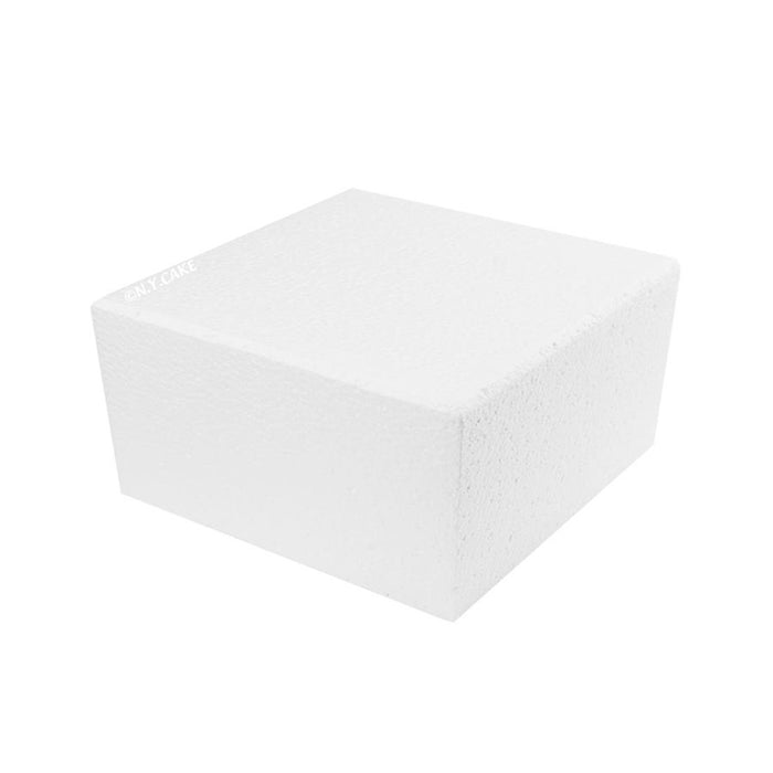 Square Styrofoam Cake Dummy - NY Cake | Cake Decorating & Baking Supplies