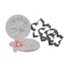 Petunia Cutter & Veiner Set - NY Cake | Cake Decorating & Baking Supplies