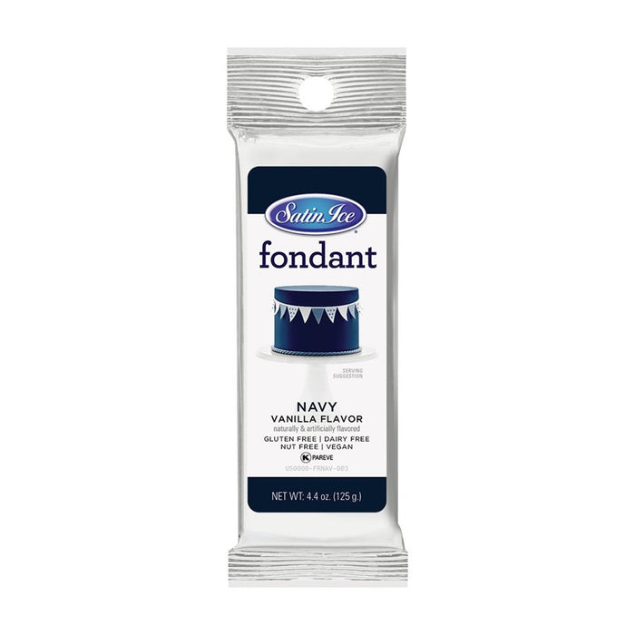 satin ice navy fondant 4.4 oz