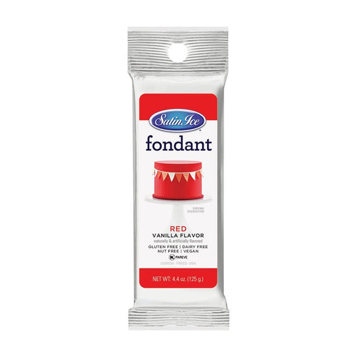 satin ice red fondant 4.4 oz