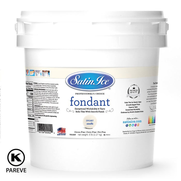 satin ice ivory fondant 20 lb bulk