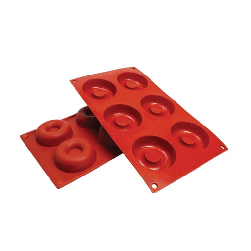 NY Cake Savarin silicone baking mold with 6 cavities for mini cakes, mousse desserts and chocolates