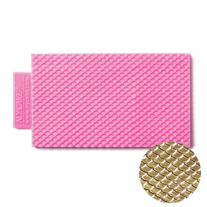 scales fondant impression mat textured cake decorating tool