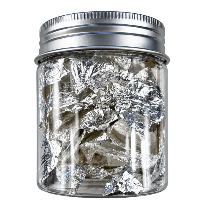 Edible Silver Flakes – Large Cut 200mg