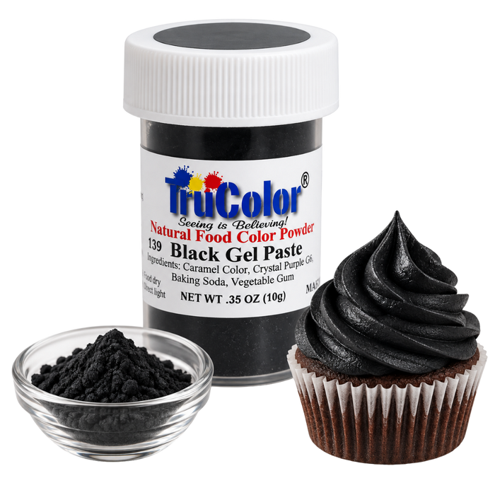 Black Gel Paste Natural Food Color 7 Grams