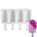 NY Cake classic bar silicone cakesicle mold with four cavities for cakesicles, ice cream bars and chocolate desserts