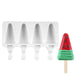 NY Cake Rounded Triangle 4-cavity silicone cakesicle mold for chocolate, cake pops, frozen desserts and cakesicles