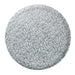 Round silver foil cake board with 1/2-inch thickness available in 6 to 20 inch sizes for cake support, display, transport, and presentation.