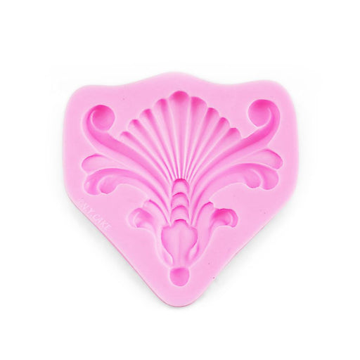 Shell Medallion Silicone Mold - NY Cake | Cake Decorating & Baking Supplies