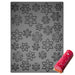 snowflake fondant impression mat winter cake decorating tool
