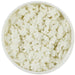White snowflake sprinkles for Christmas cakes, cookies and desserts