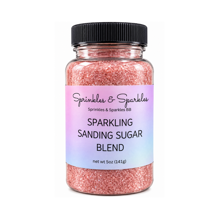 Sparkling Sanding Sugar Blend – Edible Decorative Sugar (5 oz)