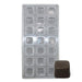 Square chocolate mold polycarbonate 21 cavity