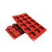 Square savarin silicone baking mold