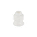 Ateco standard white piping bag coupler for standard decorating tips used in cake, cupcake and cookie decorating