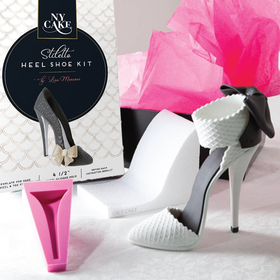 stiletto high heel fondant mold cake decorating kit