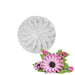 Single sunflower fondant plunger cutter 2¾ inch food-safe ABS plastic cutter for gum paste, fondant, cookies, cupcakes and cake decorating.