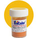 TruColor Sunset Yellow natural gel paste food coloring for buttercream, fondant, cakes, cookies, macarons, and dessert decorating.