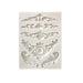 Reusable silicone mold with detailed swag scroll and ornamental fondant border cavities