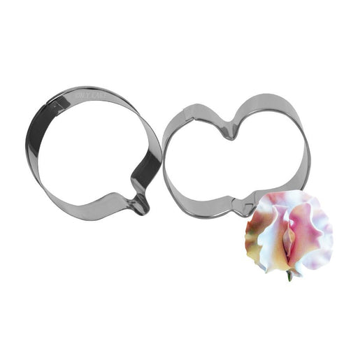 Sweet pea flower cutter set for fondant and gum paste sugar flower decorating
