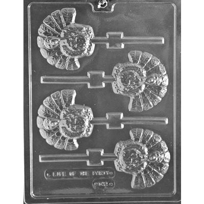 Turkey Lollipop Chocolate Candy Mold - NY Cake | Cake Decorating & Baking Supplies