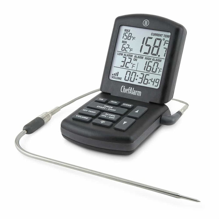 ChefAlarm Cooking Thermometer - Black - NY Cake | Cake Decorating & Baking Supplies