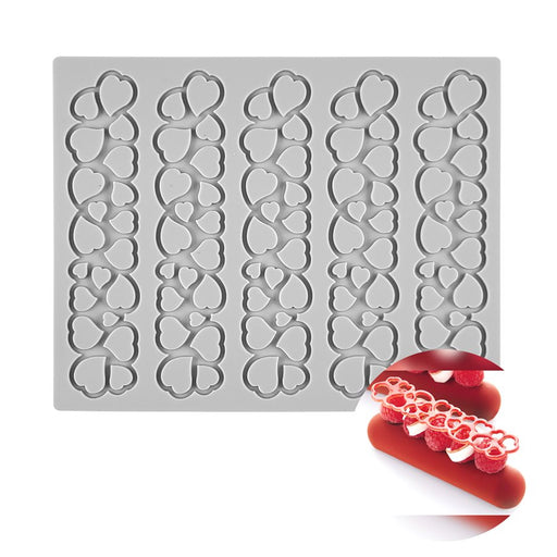 lace tuile silicone mold for cake decorating