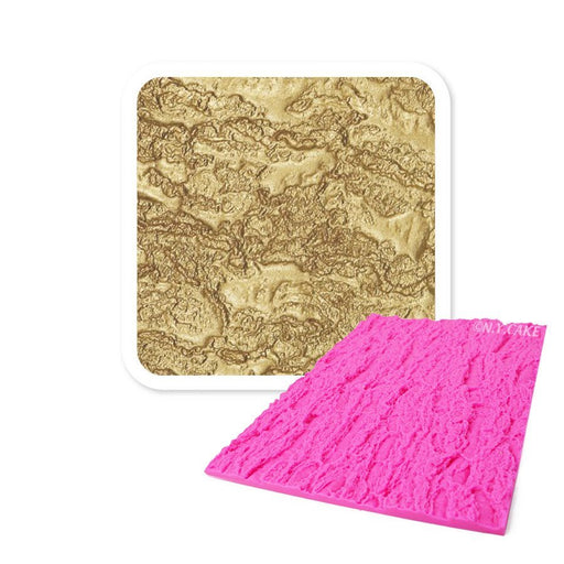 tree bark fondant impression mat wood texture cake decorating