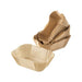 Unbleached Petite Loaf Baking Cups 50 count made from natural kraft baking paper for baking, serving, and displaying mini loaves, cakes, and artisan baked goods.
