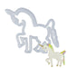 FMM Unicorn fondant cutter set for cake decorating, cookies and cupcakes