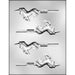 Unicorn lollipop chocolate candy mold with 5 cavities for creating detailed unicorn-shaped chocolate treats and party favors